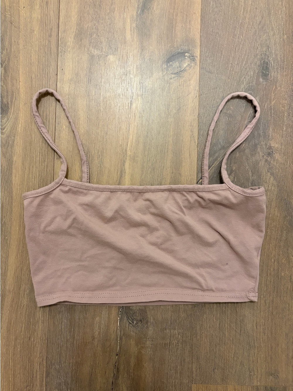 PrettyLittleThing Nude/Taupe Pink Bralette Crop Top Size 2